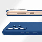 Husa protectie Flippy pentru Samsung A53 5G Liquid Silicone Albastru Inchis - vivimall.ro