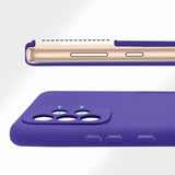 Husa protectie Flippy pentru Samsung A53 5G Liquid Silicone Mov - vivimall.ro