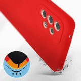 Husa protectie Flippy pentru Samsung A53 5G Liquid Silicone Rosu - vivimall.ro