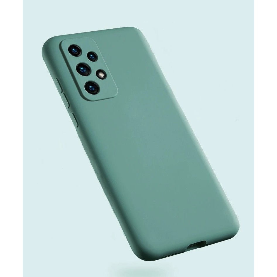 Husa protectie Flippy pentru Samsung A53 5G Liquid Silicone Verde - vivimall.ro