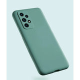 Husa protectie Flippy pentru Samsung A53 5G Liquid Silicone Verde - vivimall.ro