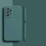 Husa protectie Flippy pentru Samsung A53 5G Liquid Silicone Verde - vivimall.ro