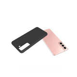 Husa protectie Flippy pentru Samsung S21 FE Liquid Silicone Negru - vivimall.ro