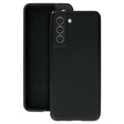 Husa protectie Vivimall pentru Samsung S21 FE Liquid Silicone Negru - vivimall.ro