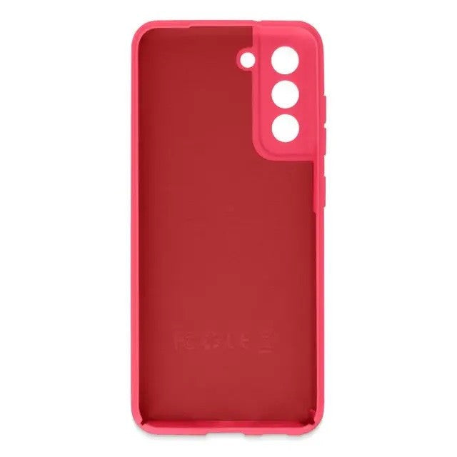 Husa protectie Flippy pentru Samsung S21 FE Liquid Silicone Fuchsia/Roz - vivimall.ro