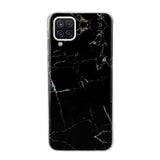 Husa protectie pentru Apple iPhone 11 Pro Max Soft IMD TPU Marble Negru cu Suport inclus - vivimall.ro
