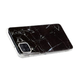 Husa protectie pentru Apple iPhone 11 Pro Max Soft IMD TPU Marble Negru cu Suport inclus - vivimall.ro