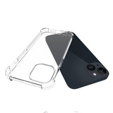 Husa protectie pentru Apple iPhone 15 Flippy, TPU, Antisoc, Protectie colturi, Rezistenta la impact, 1.5 mm, Transparenta - vivimall.ro