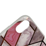 Husa protectie pentru Apple iPhone X/XS Soft IMD TPU Marble Geometric Alb - vivimall.ro