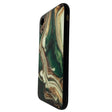 Husă iPhone XR Soft Acryl TPU Model Marmură 3, vedere frontală, design lucios alb-gri