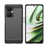Husă OnePlus Nord CE2 Lite 5G cu element carbon, detaliu spate, culoare neagră