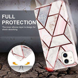 Husa protectie pentru Samsung S20 Plus Soft IMD TPU Marble Geometric Alb - vivimall.ro