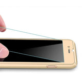 Husa Samsung A71, Full Cover 360, Auriu + Folie de protectie - vivimall.ro