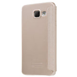 Husa Samsung Galaxy A3 2016 Nillkin Sparkle Flip Auriu - vivimall.ro