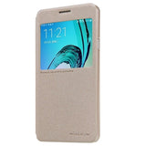 Husa Samsung Galaxy A3 2016 Nillkin Sparkle Flip Auriu - vivimall.ro