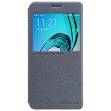 Husa Samsung Galaxy A3 2016 Nillkin Sparkle Flip Negru - vivimall.ro