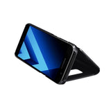 Husa Samsung Galaxy A3 2017 Flip Cover Oglinda Negru - vivimall.ro