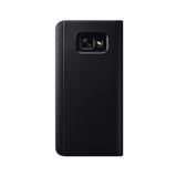 Husa Samsung Galaxy A6 2018 Flip Cover Oglinda Negru - vivimall.ro