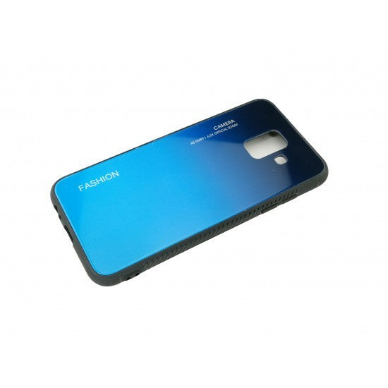 Husa Samsung Galaxy A6 2018 Hybrid Back Degrade, Albastru - vivimall.ro