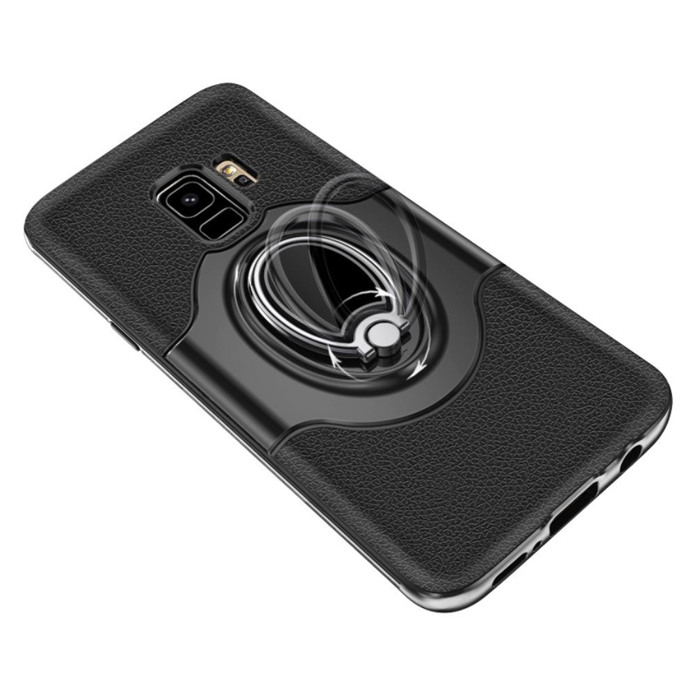 Husa Samsung Galaxy A8 2018 Ipaky Ring Negru - vivimall.ro