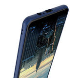 Husa Samsung Galaxy A8 2018 Luxury Case Albastru - vivimall.ro