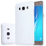 Husa Samsung Galaxy J5 2015 Nillkin Frosted Shield Alb + Folie de protectie - vivimall.ro