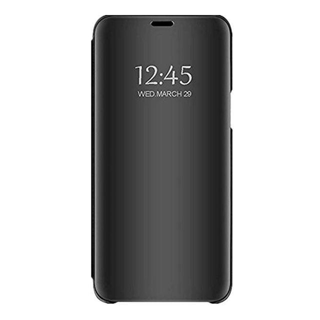 Husa Samsung Galaxy J6 Plus 2018 Flippy® Flip Cover Oglinda Negru - vivimall.ro