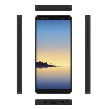 Husa Samsung Galaxy Note 8 shockproof acrylic Negru - vivimall.ro