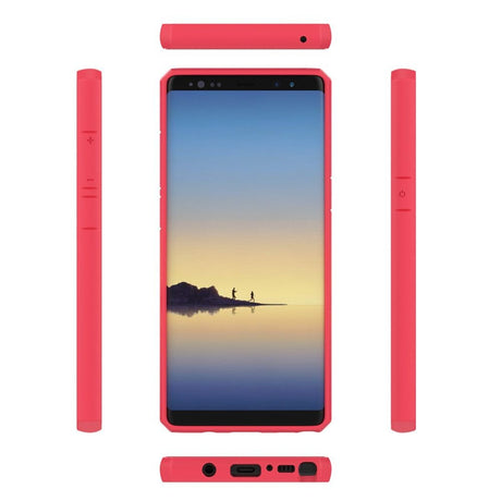 Husa Samsung Galaxy Note 8 shockproof acrylic Roz - vivimall.ro