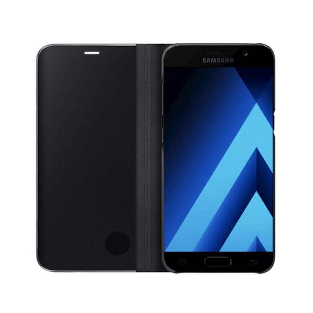 Husa Samsung Galaxy Note 9 Flip Cover Oglinda Negru - vivimall.ro