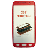 Husa Samsung Galaxy S7 Edge Full Silicone Rosu - vivimall.ro