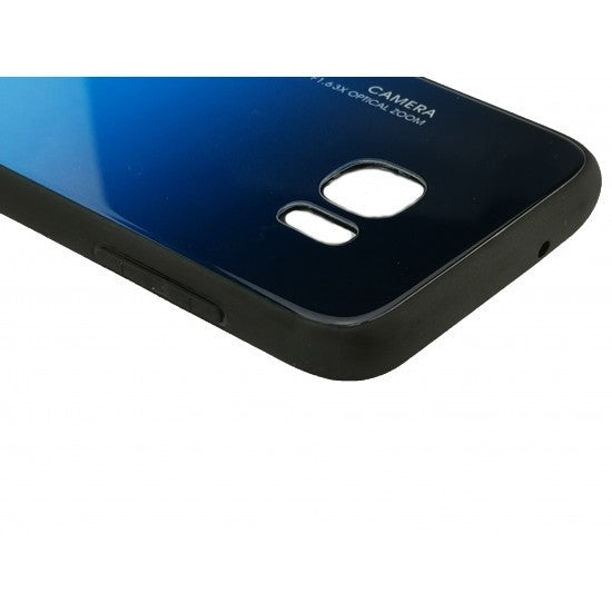 Husa Samsung Galaxy S7 Edge Hybrid Back Degrade, Albastru - vivimall.ro