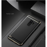 Husa Samsung Galaxy S9 Luxury Plating 3 in 1 Negru - vivimall.ro
