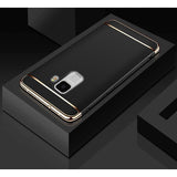 Husa Samsung Galaxy S9 Plus Luxury Plating 3 in 1 Negru - vivimall.ro