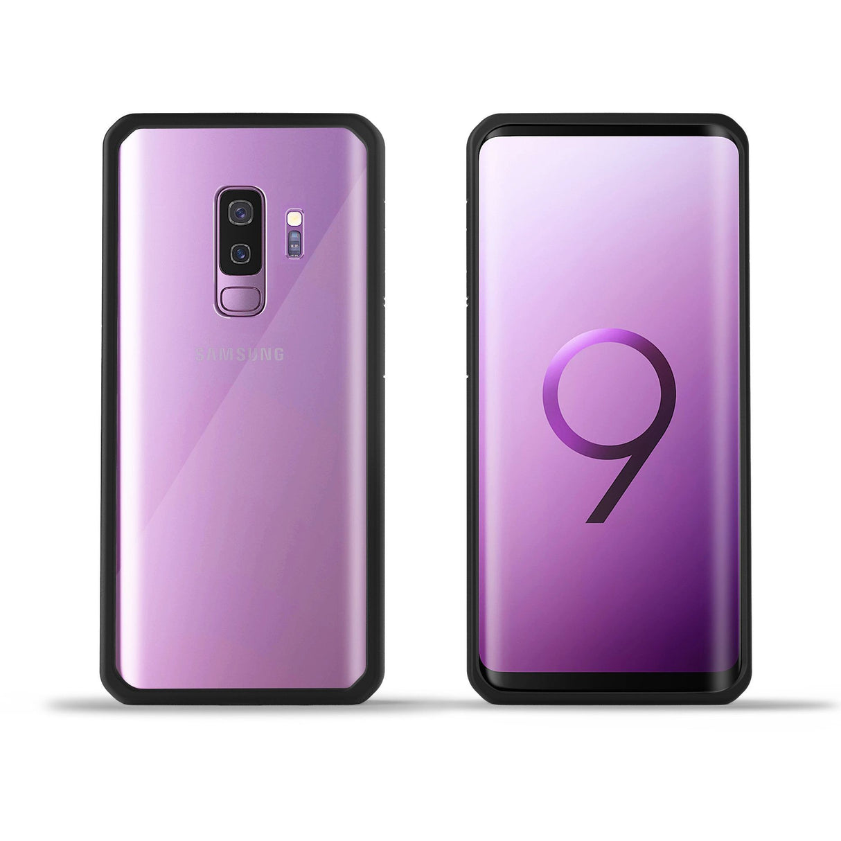 Husa Samsung Galaxy S9 Plus shockproof acrylic Negru - vivimall.ro