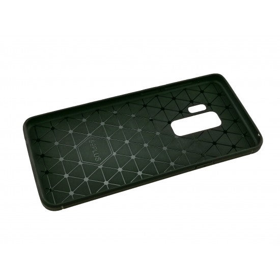 Husa Samsung Galaxy S9 Plus Tpu, carbon, Negru - vivimall.ro