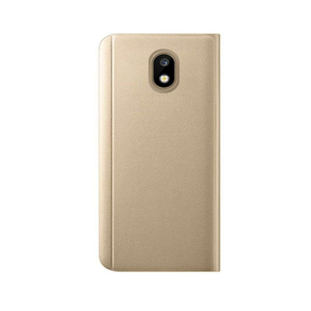 Husa protectie Flippy compatibila cu Samsung S10 Plus Flip Cover Oglinda Auriu - vivimall.ro