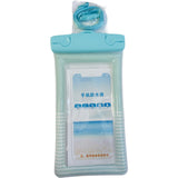 Husa subacvatica Cushion Waterproof Flippy, Snowproof, Universala, Dungata, cu Snur, pentru telefon sau documente, Verde Menta - vivimall.ro