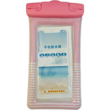 Husa subacvatica Cushion Waterproof Flippy, Snowproof, Universala, Dungata, cu Snur, pentru telefon sau documente, Roz - vivimall.ro