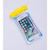 Husa subacvatica Holografica Waterproof Flippy, Snowproof, Universala, Impermeabila, cu Snur, pentru telefon sau documente, Galben - vivimall.ro