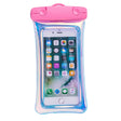 Husa subacvatica Holografica Waterproof Vivimall, Snowproof, Universala, Impermeabila, cu Snur, pentru telefon sau documente, Roz - vivimall.ro