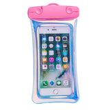 Husa subacvatica Holografica Waterproof Flippy, Snowproof, Universala, Impermeabila, cu Snur, pentru telefon sau documente, Roz - vivimall.ro