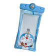 Husa subacvatica Mascot Waterproof Vivimall, Snowproof, Universala, cu Snur, pentru telefon sau documente, Cat, Bleu - vivimall.ro