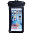 Husa subacvatica Matte Cushion Waterproof Vivimall, Snowproof, Universala, cu Snur, pentru telefon sau documente, Negru - vivimall.ro