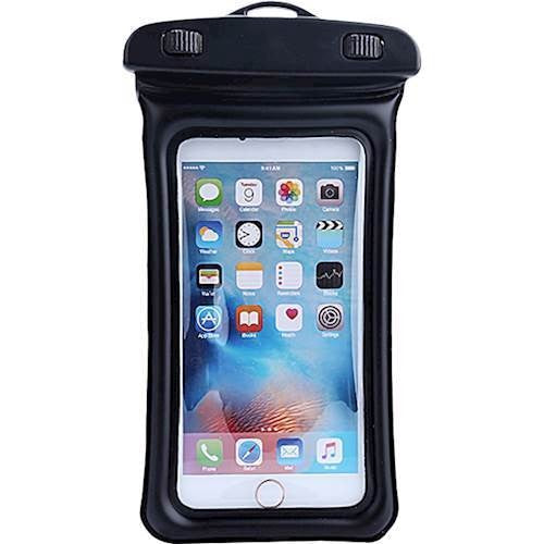 Husa subacvatica Matte Cushion Waterproof Vivimall, Snowproof, Universala, cu Snur, pentru telefon sau documente, Negru - vivimall.ro