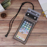 Husa subacvatica Zip Waterproof Flippy, Snowproof, Universala, Impermeabila, cu Snur, pentru telefon sau documente, Negru - vivimall.ro