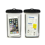 Husa subacvatica Zip Waterproof Flippy, Snowproof, Universala, Impermeabila, cu Snur, pentru telefon sau documente, Negru - vivimall.ro