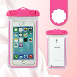 Husa subacvatica Zip Waterproof Flippy, Snowproof, Universala, Impermeabila, cu Snur, pentru telefon sau documente, Roz - vivimall.ro