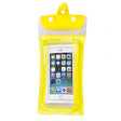 Husa subacvatica Zip Waterproof Vivimall, Snowproof, Universala, Impermeabila, cu Snur, pentru telefon sau documente, Galben - vivimall.ro