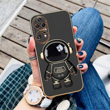 Husă neagră Huawei Mate 50 Pro cu protecție camere și margini ridicate, vedere spate
